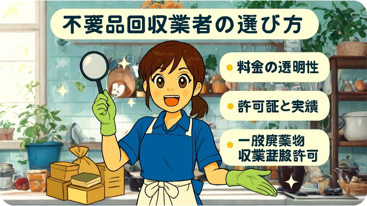 東京都北区で信頼できる不要品回収業者の選び方