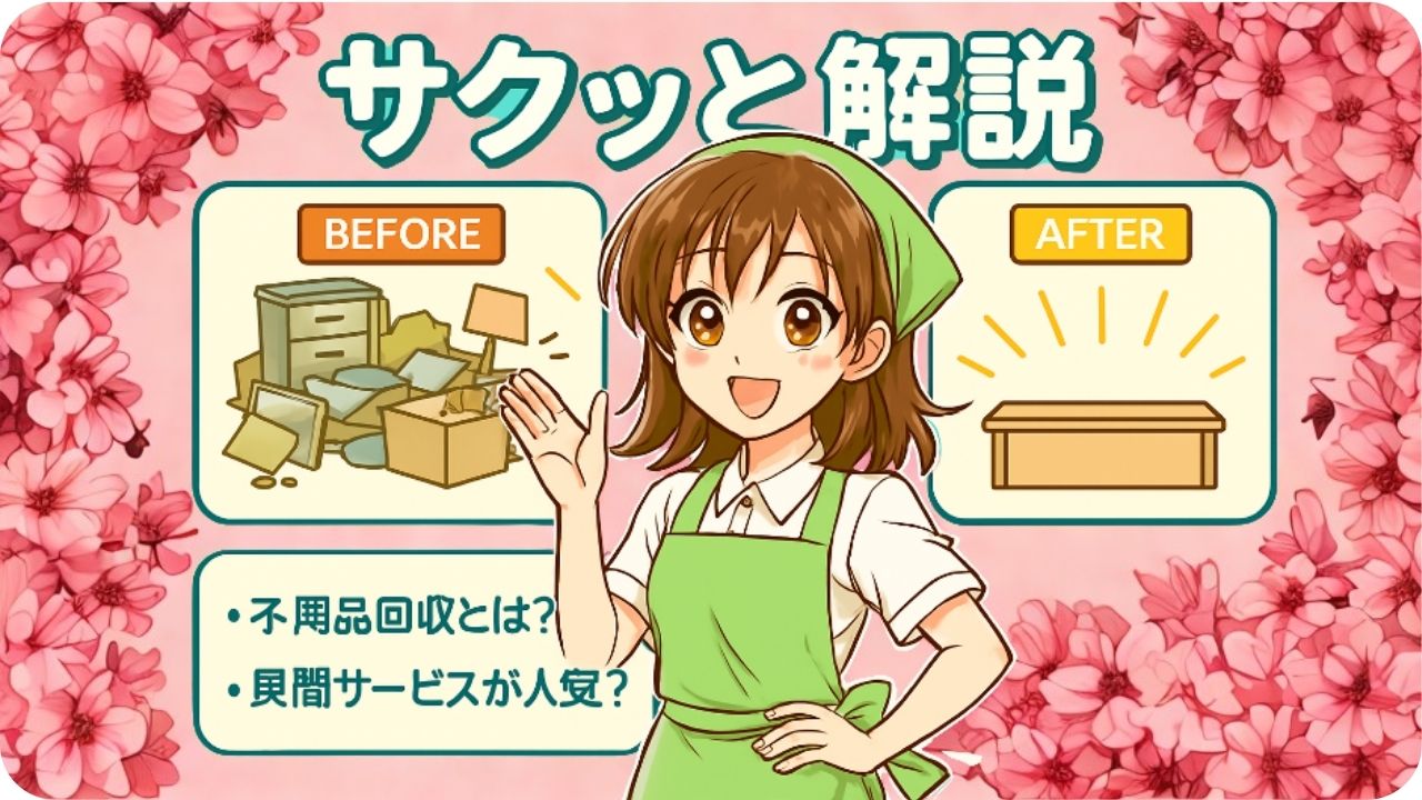 不用品回収サービスの基本をサクッと解説 🛠️