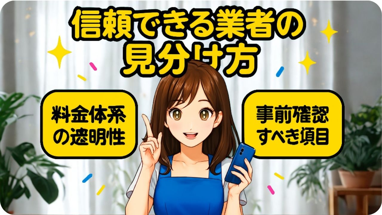 信頼できる業者の見分け方