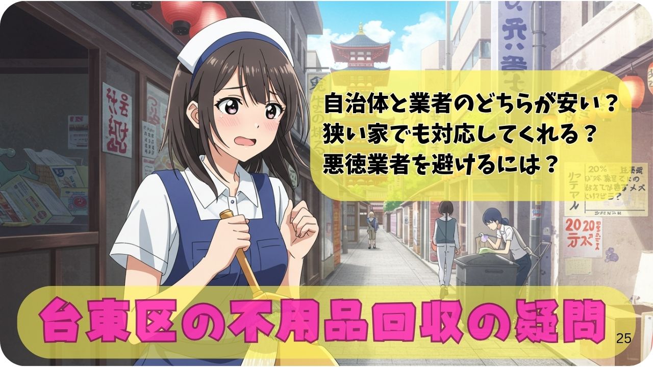 よくある質問:台東区の不用品回収